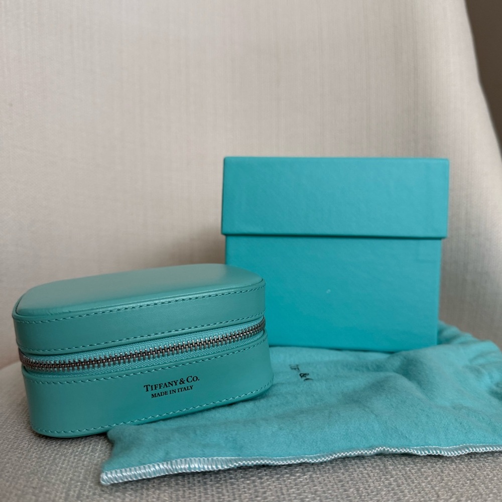 Tiffany & Co. Leather Travel Jewelry Box